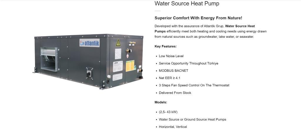 Water Source Heat Pump
